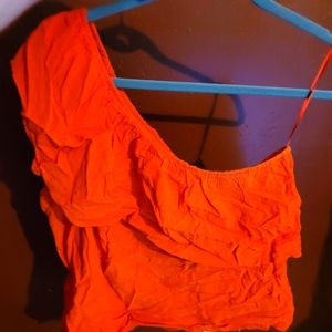 Womens one shoulder top HM US 14
